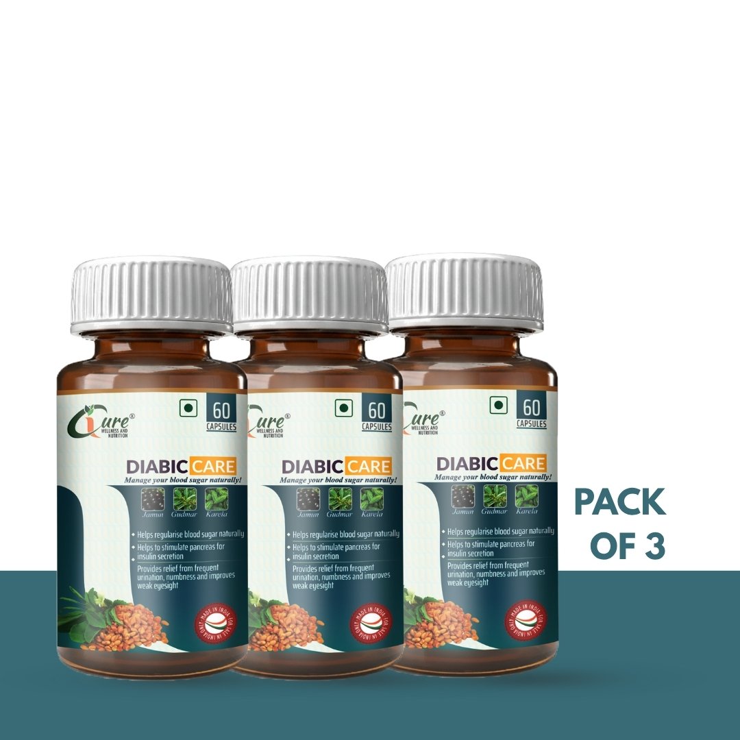 iCure Diabic Care- Karela, Gudmar, Jamun (60 Capsules) thumbnail 10